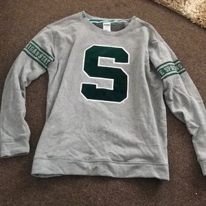 Victoria Secret Pink MSU Sweatshirt